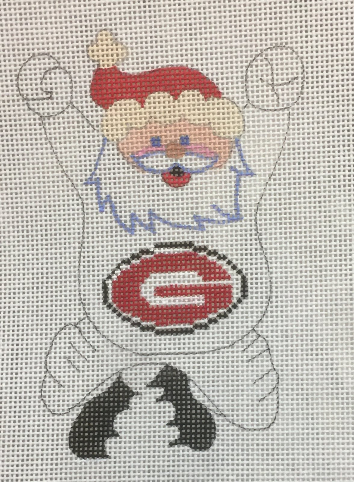 Georgia Cheering Santa