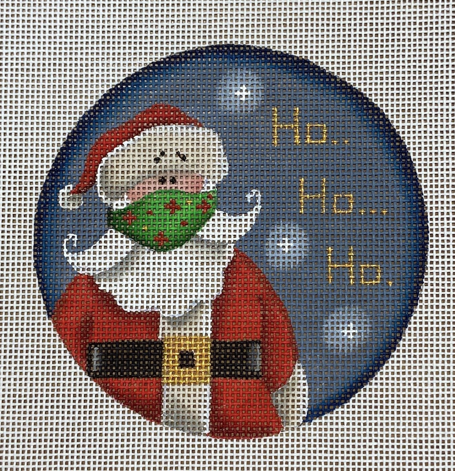 Santa with Face Mask