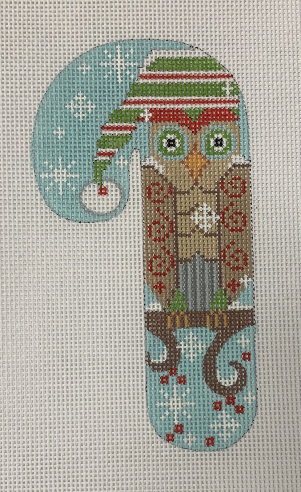 Owl Candy Cane