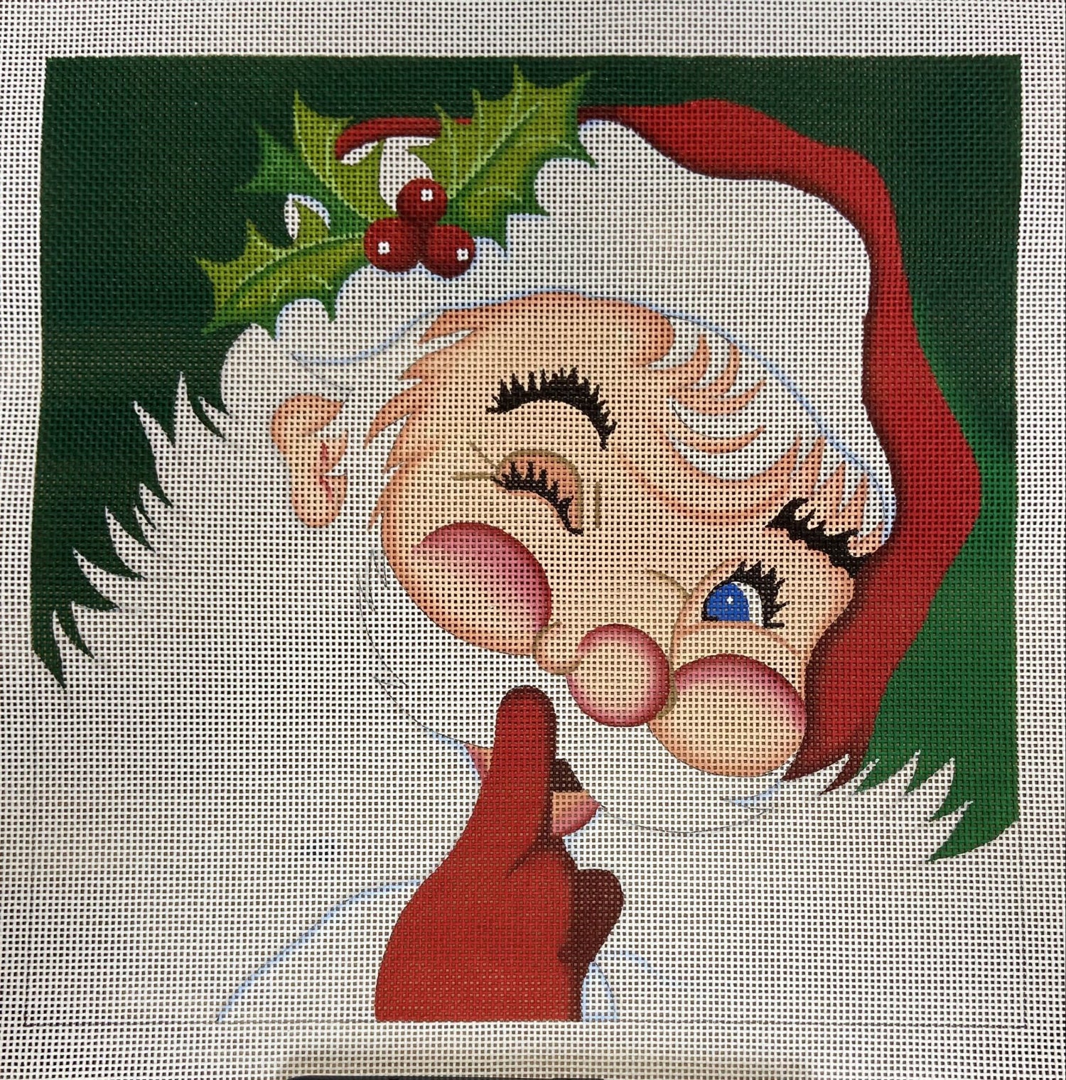 Winking Santa
