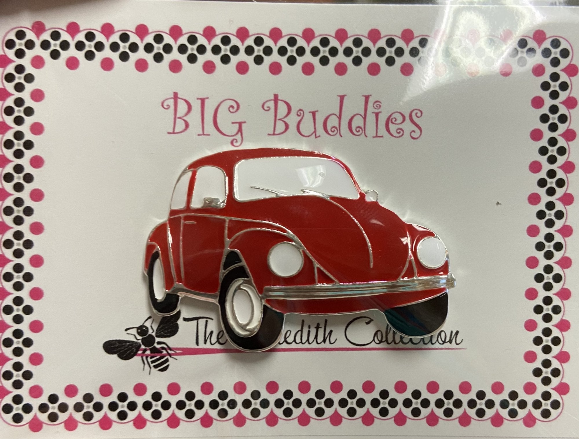 Red VW Bug Needle Minder