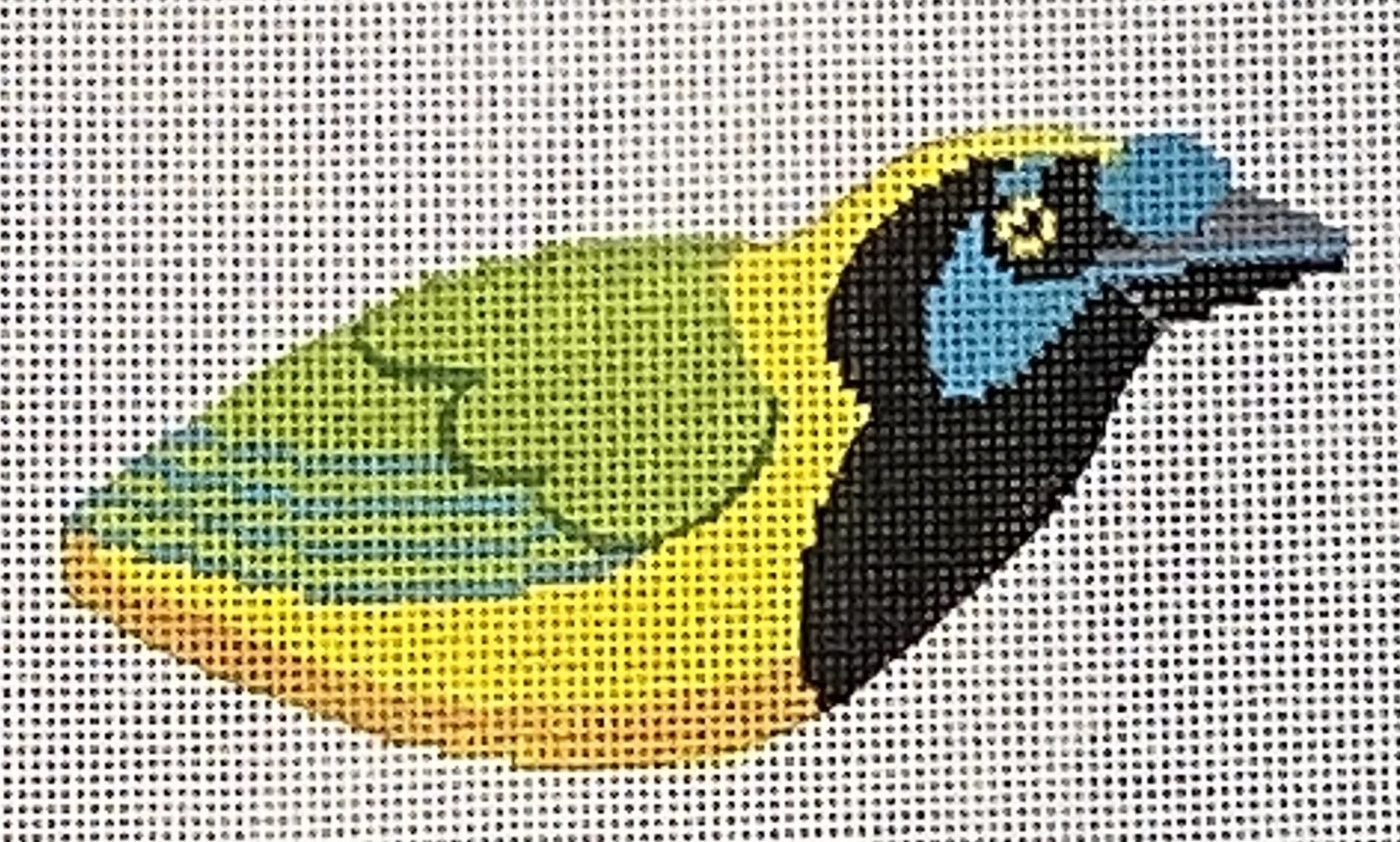 3D Clip-on Bird - Green Jay