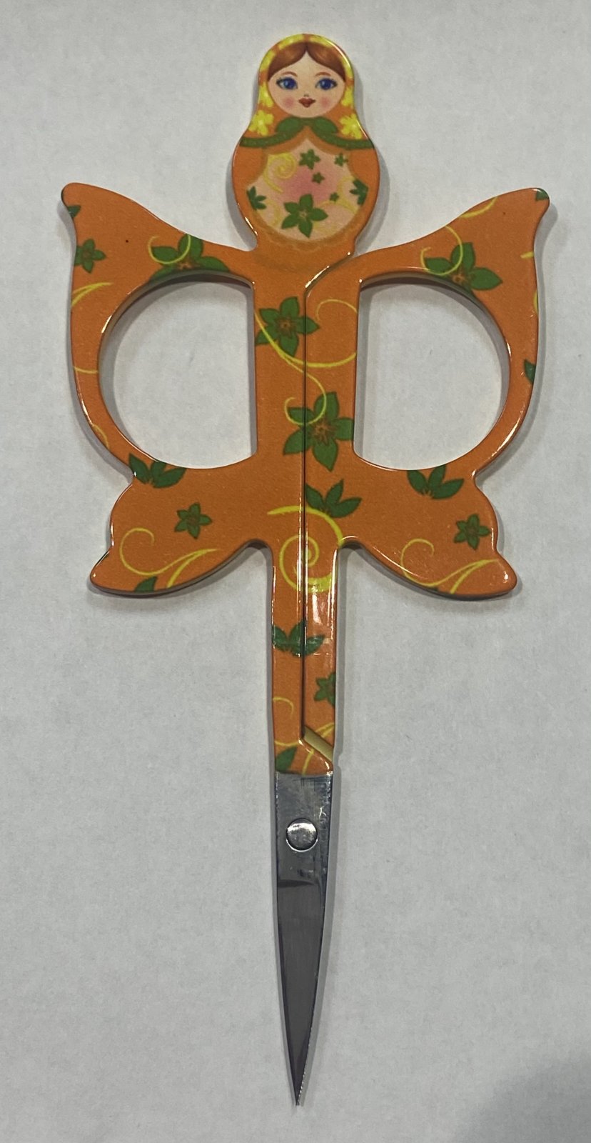 Russian Doll  Scissors - Orange