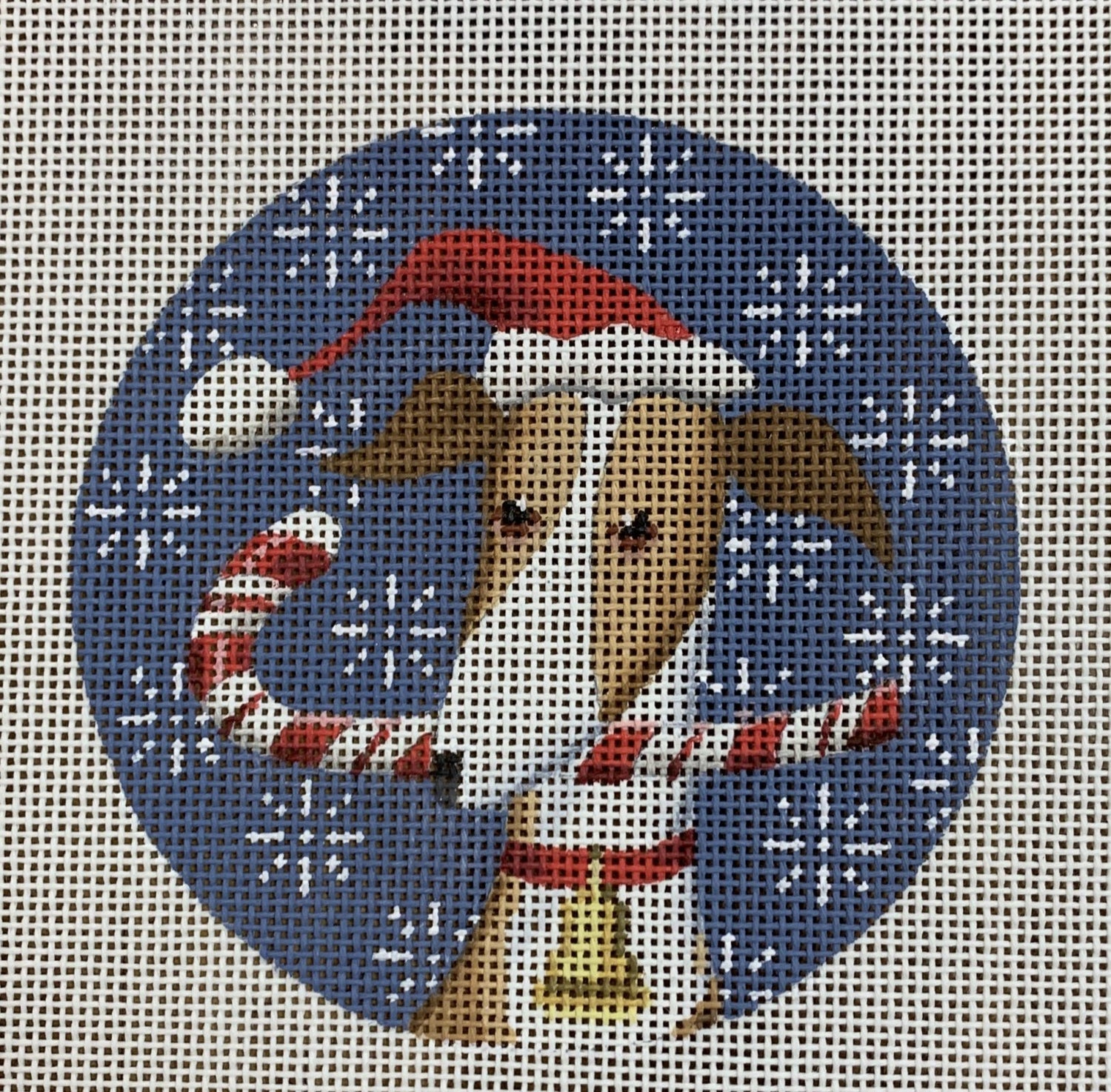 Greyhound Christmas Circle