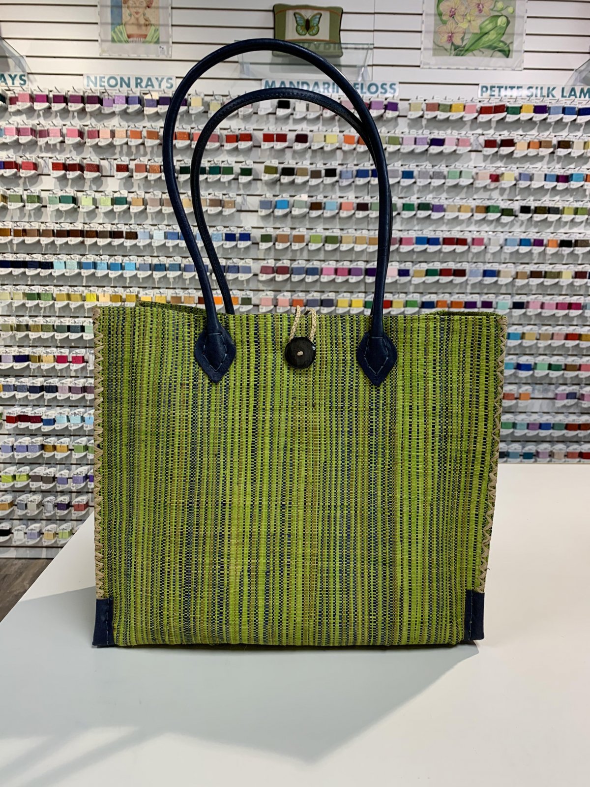Bamaka Bag Large Apple Green