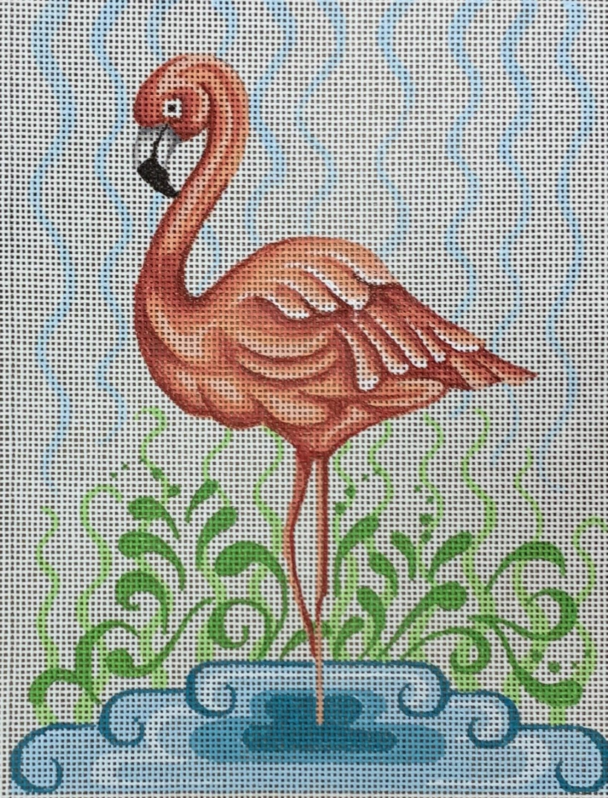 Soaking Flamingo
