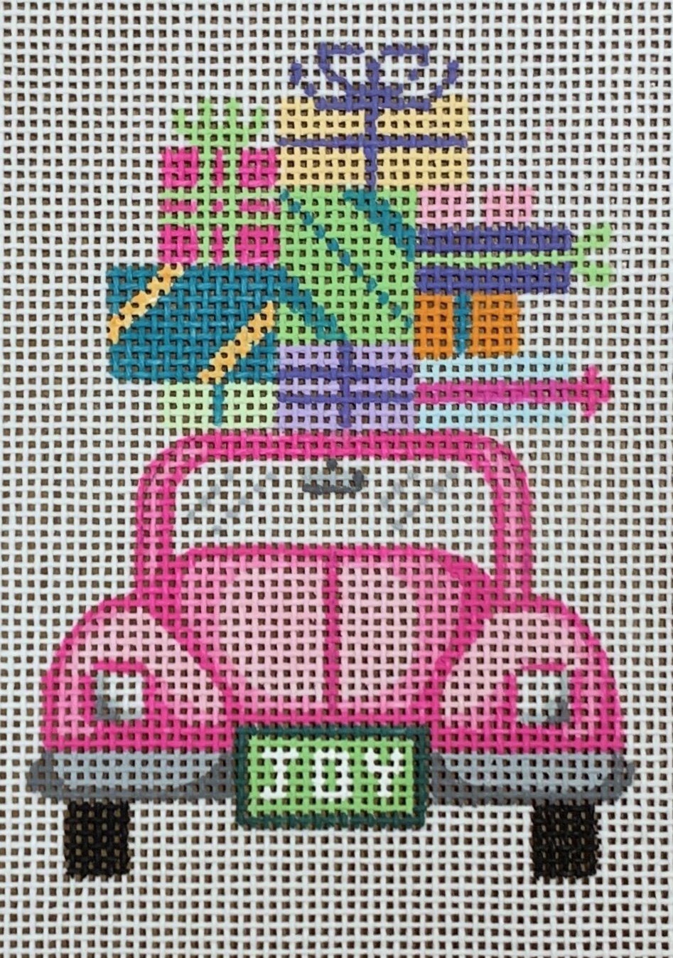 Pink Joy Bug with Packages