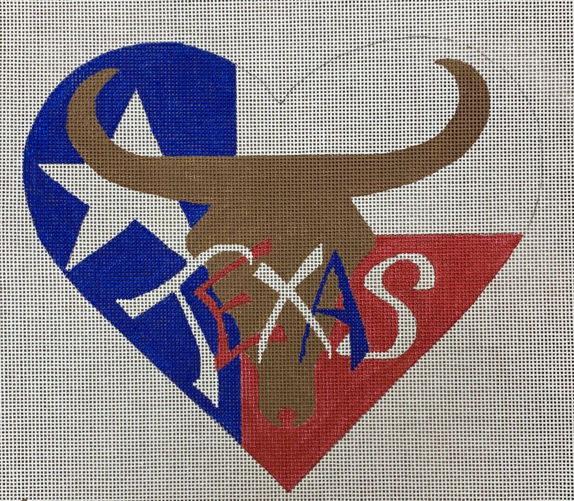 Texas Heart w/Longhorn