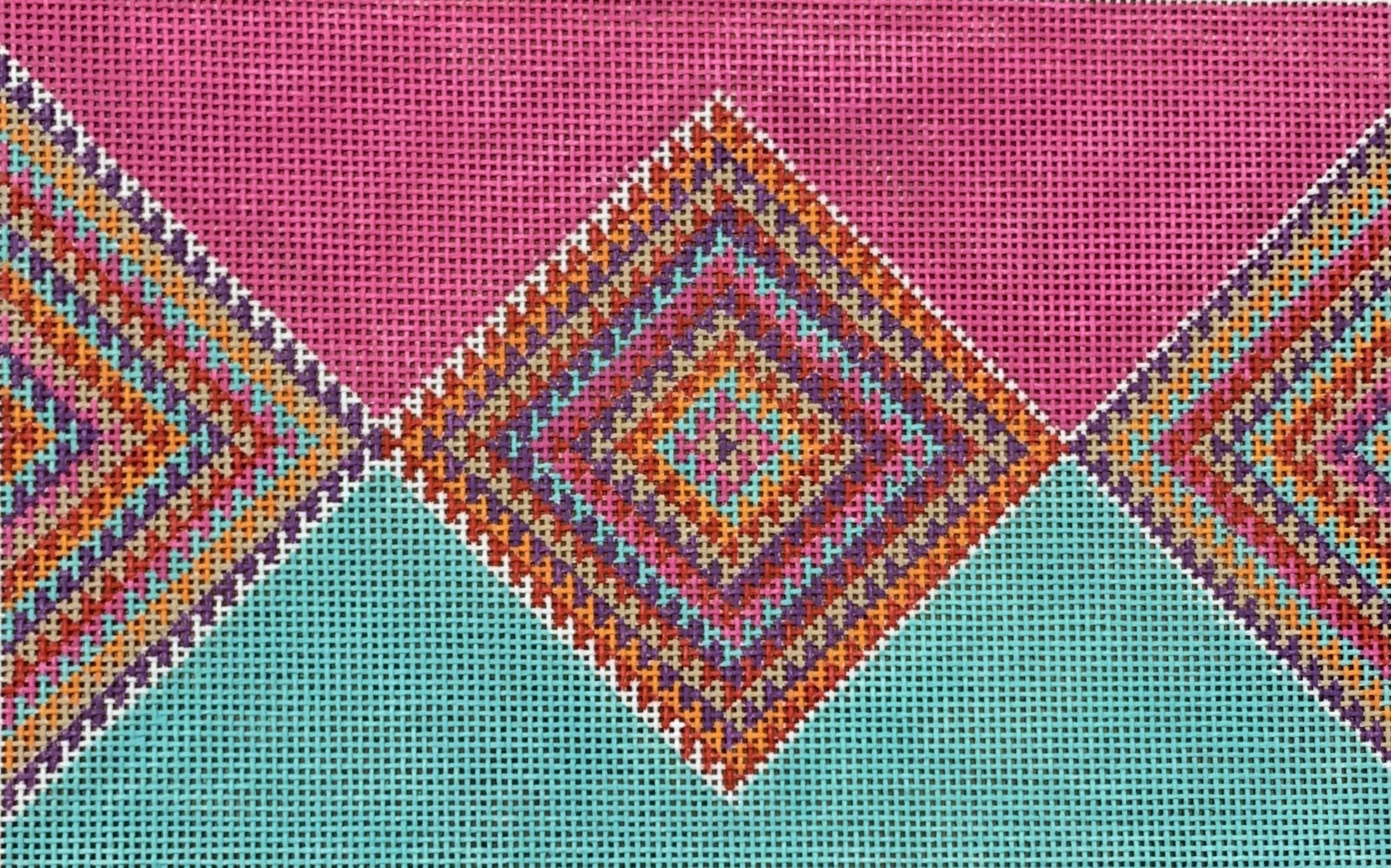 Diamond Kilim Clutch