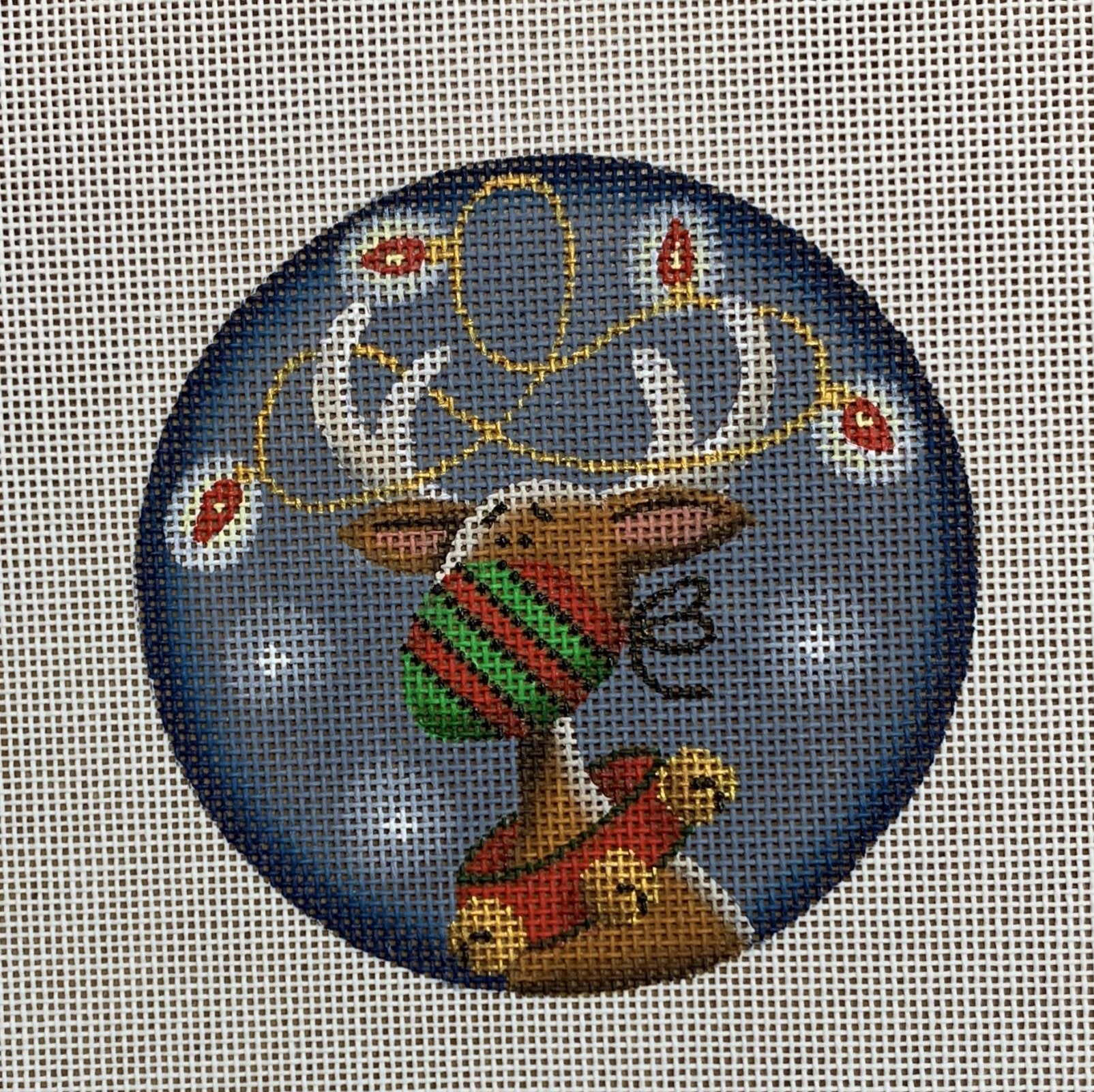 Reindeer with Face Mask