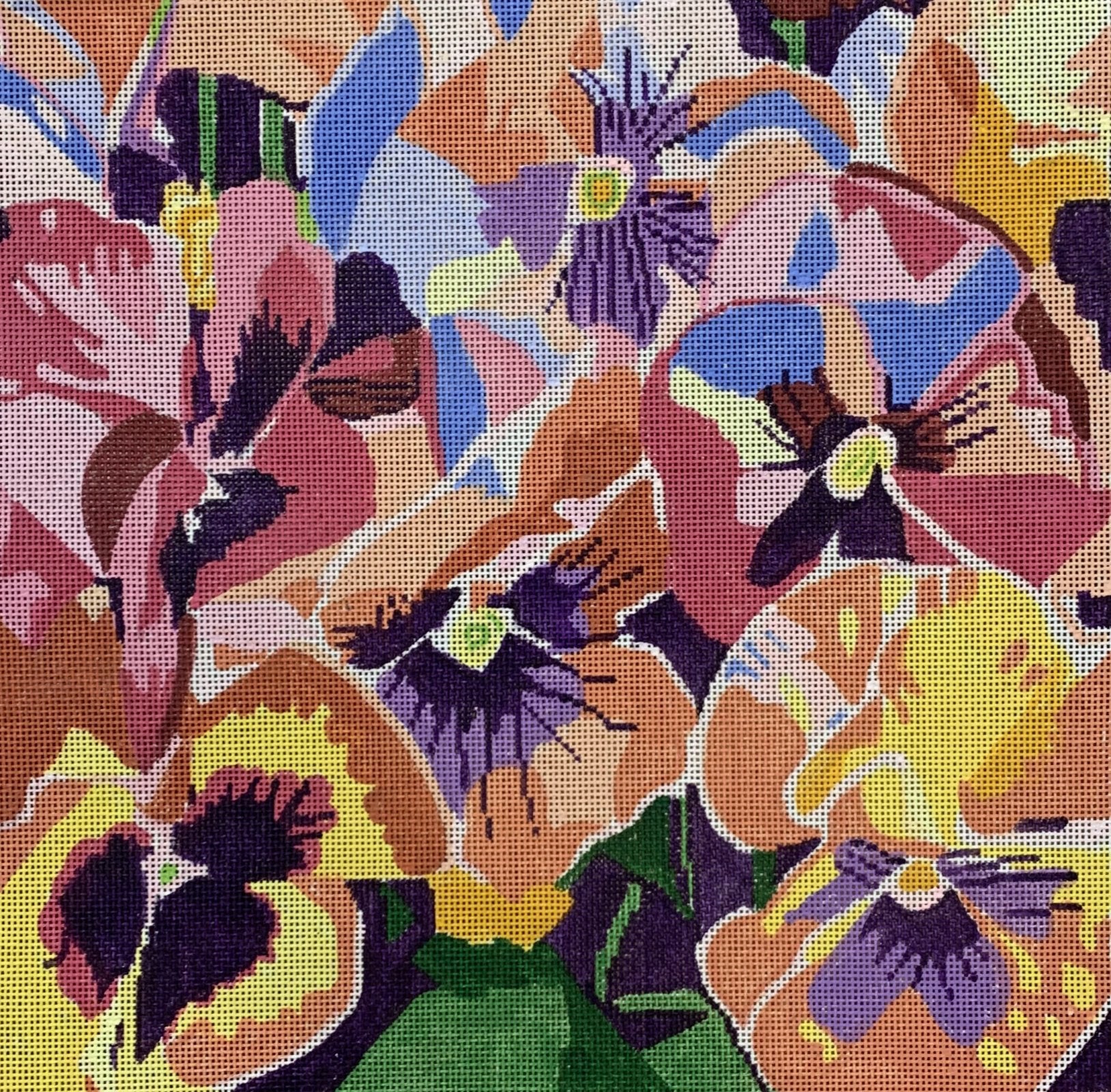Large Peach Pansy