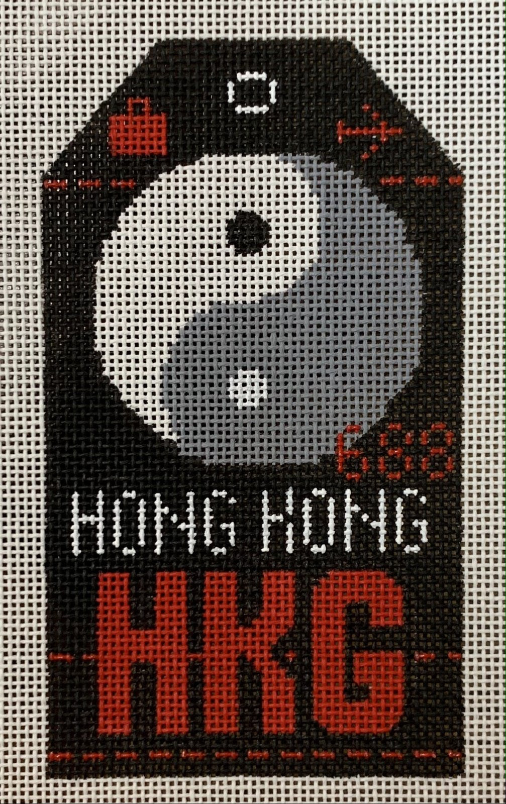 Hong Kong Retro Travel Tag