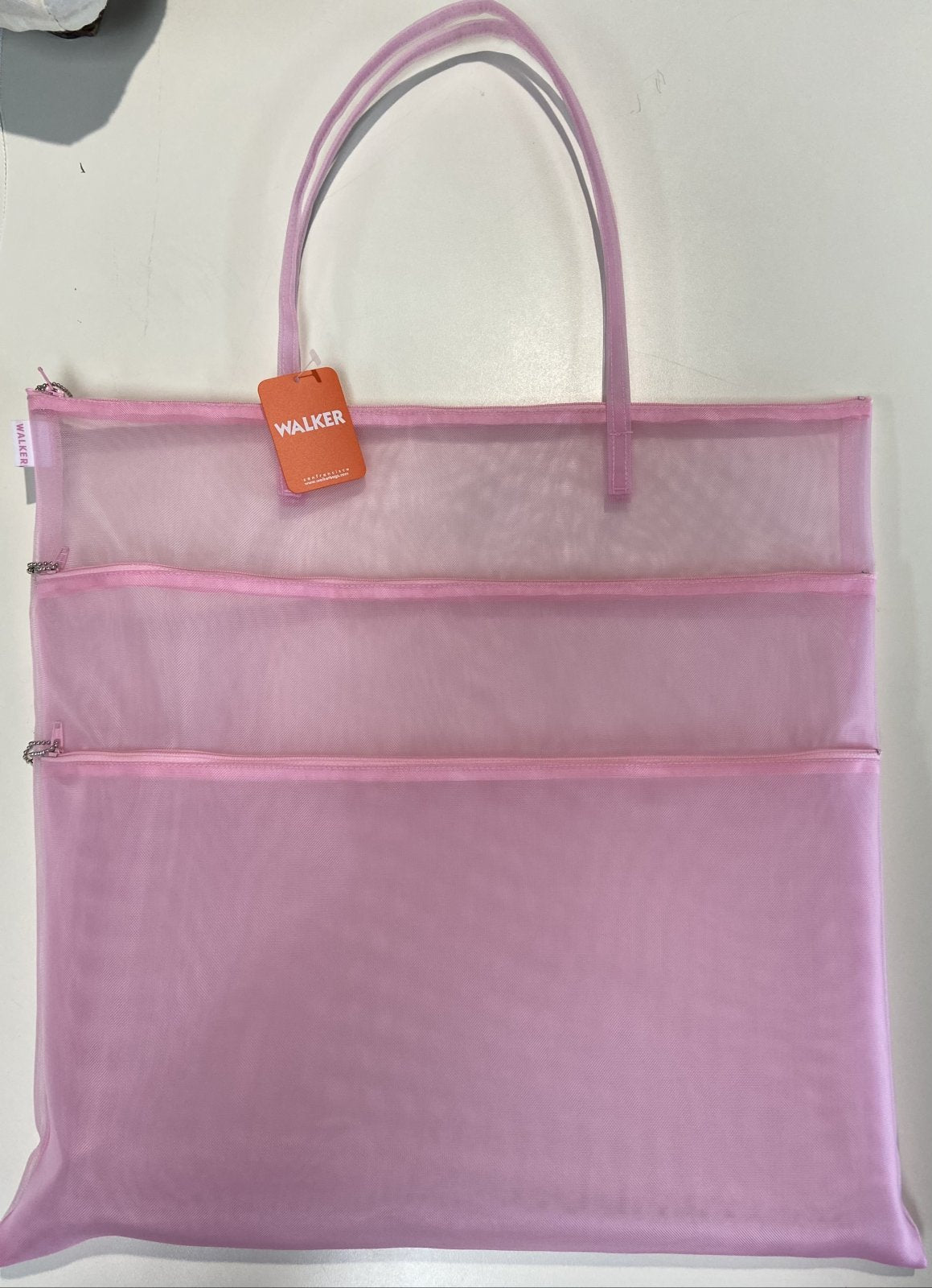 Walker Bag Triple Zip Case w/Handle 18" Pink