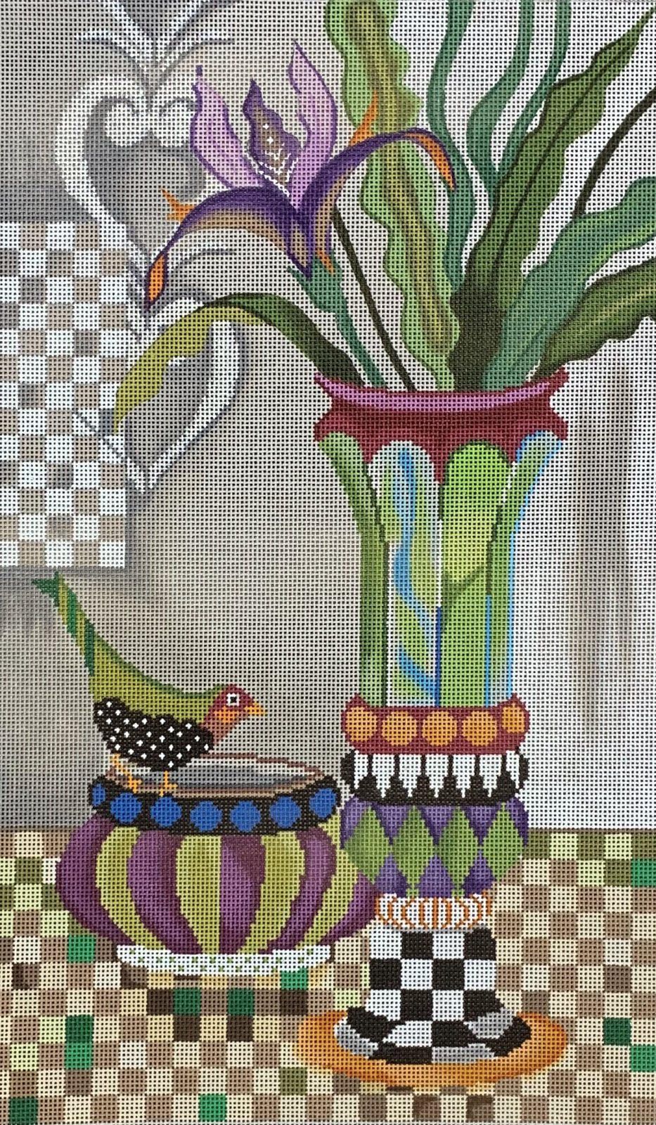Vases and Bird