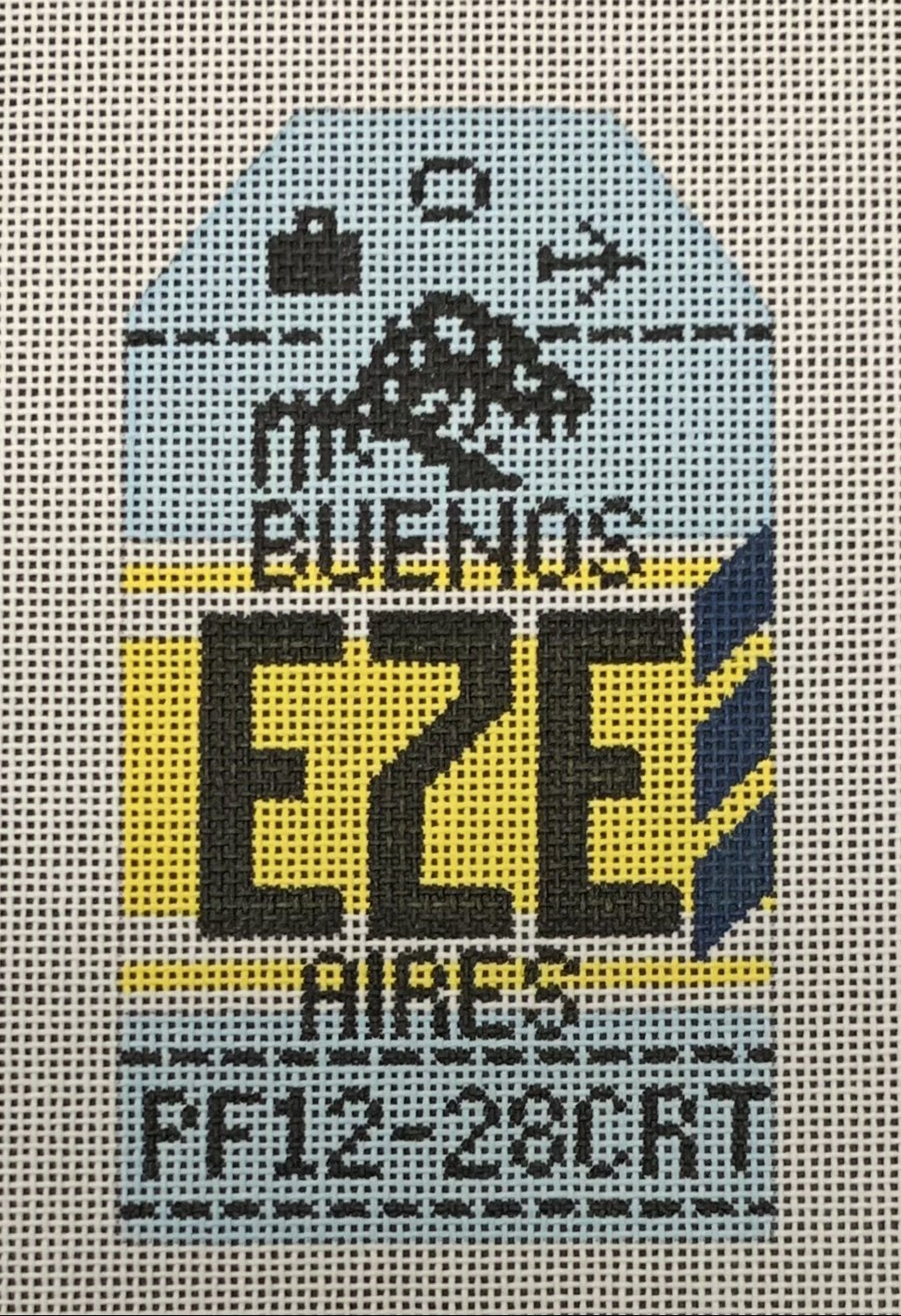 Buenos Aires Retro Travel Tag