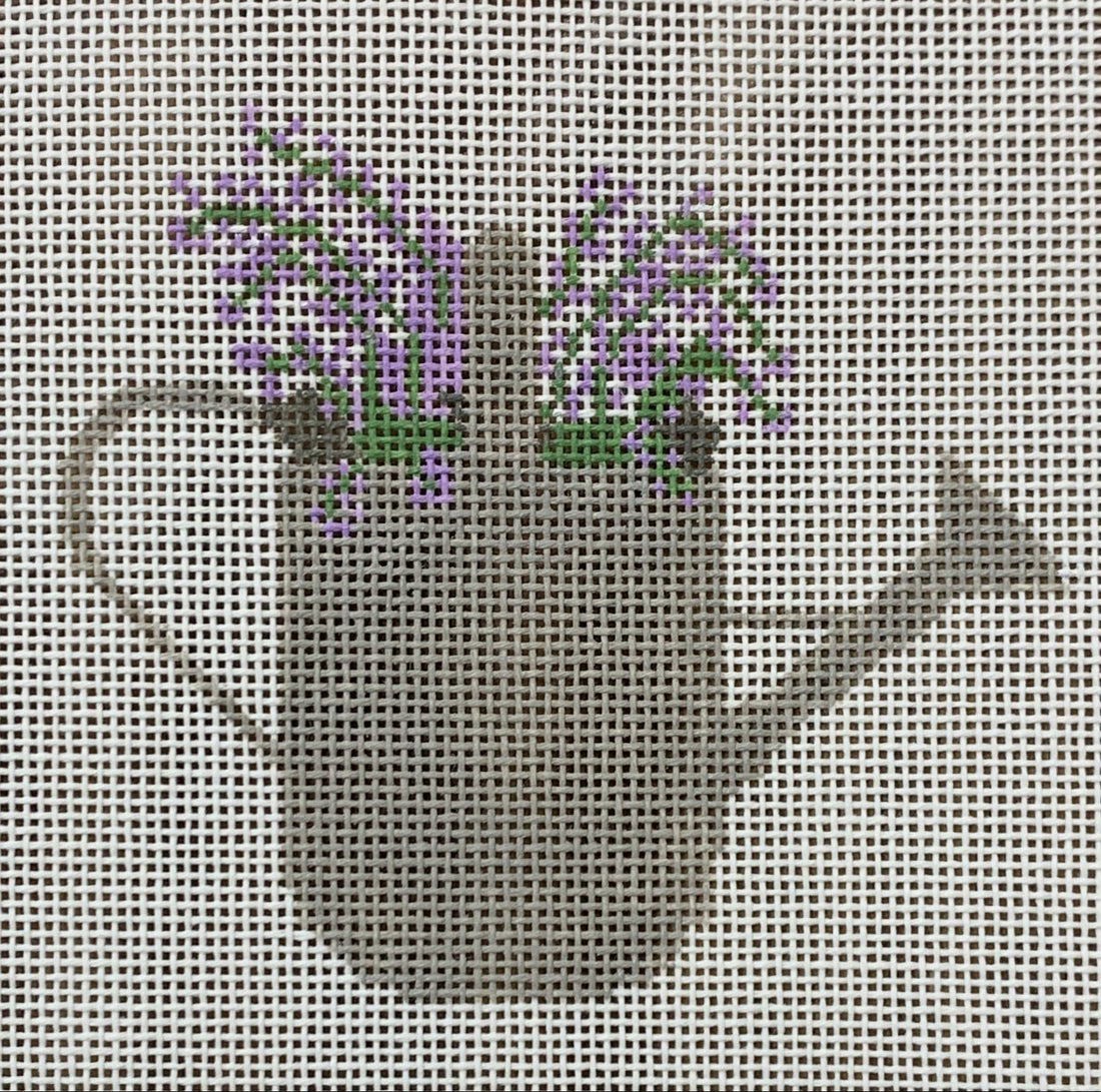 Watering Can with Lavender