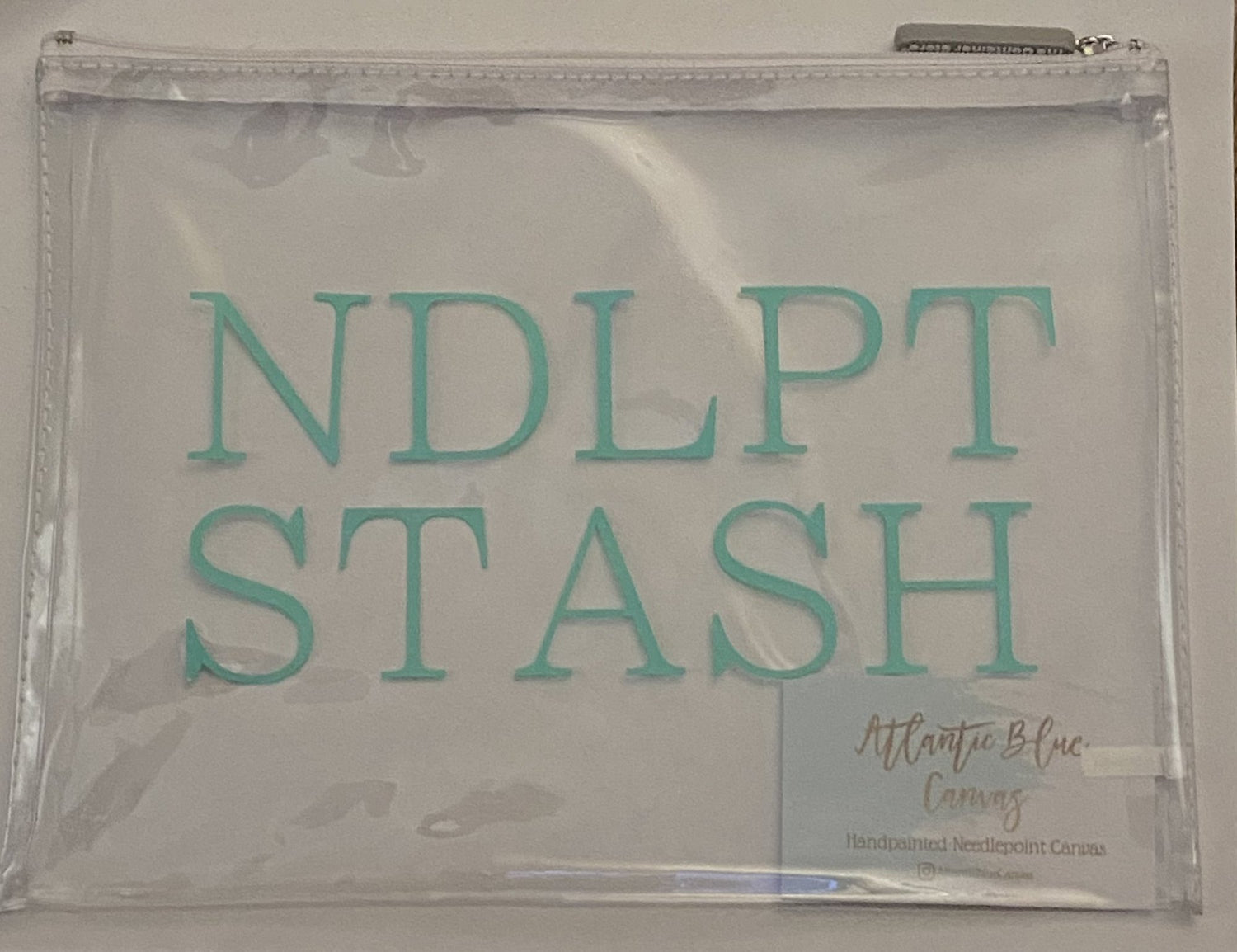 Vinyl Project Bag (clear) - NDLPT Stash 10x8