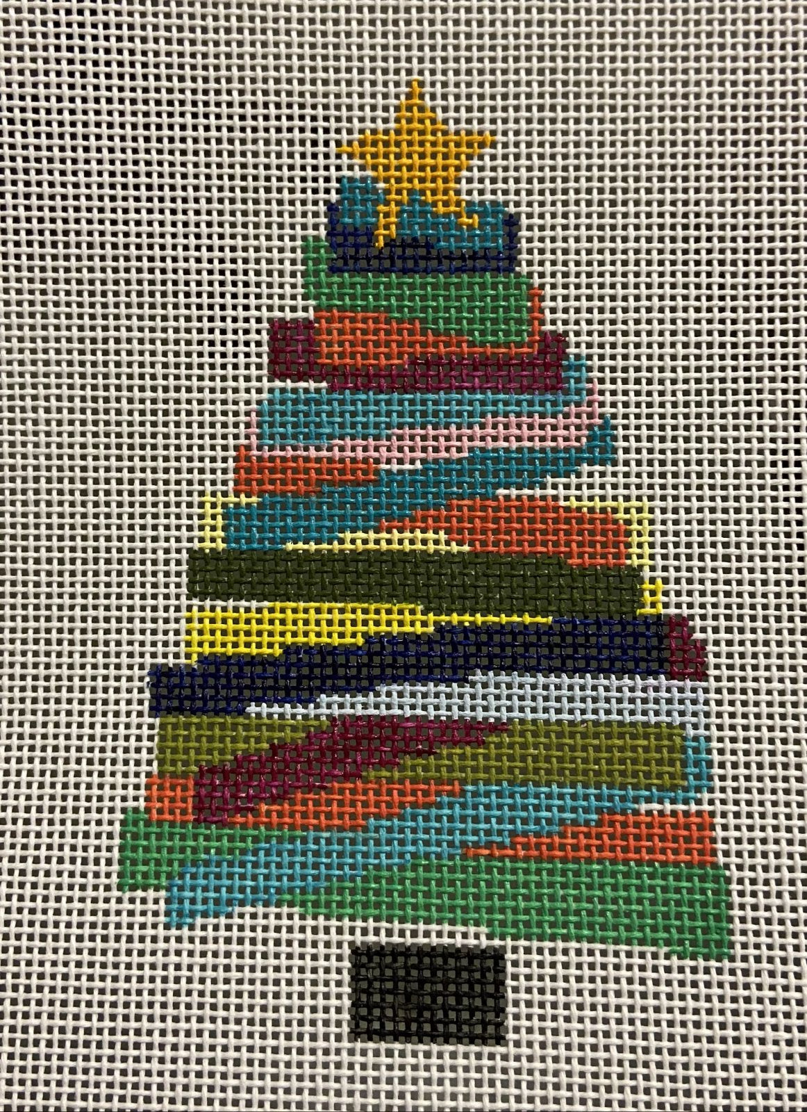 Stacked Multi-Colored Tree 4.5&quot;