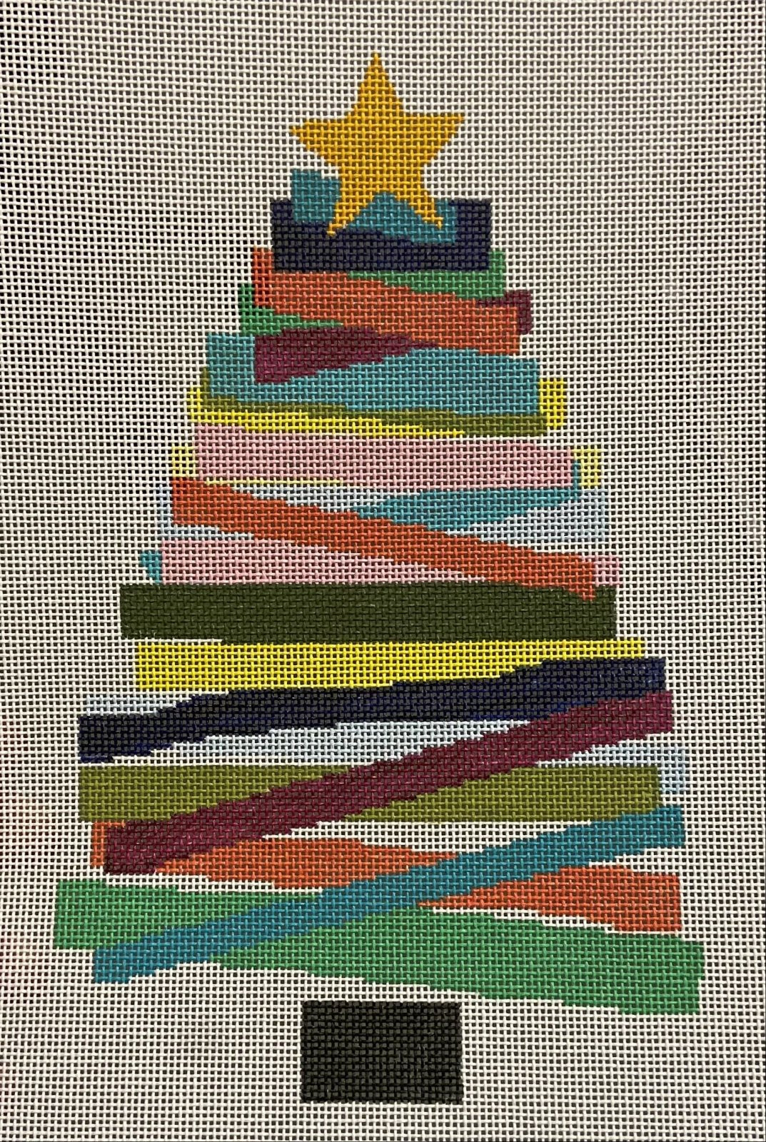 Stacked Multi-Colored Tree 8.5&quot;