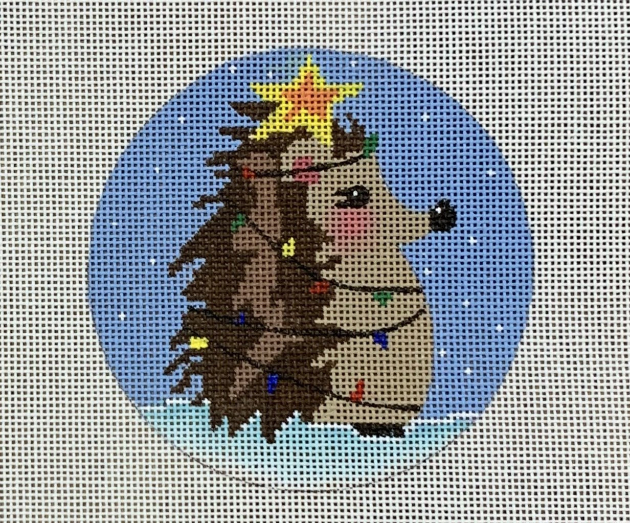 Christmas Tree Hedgehog Ornament