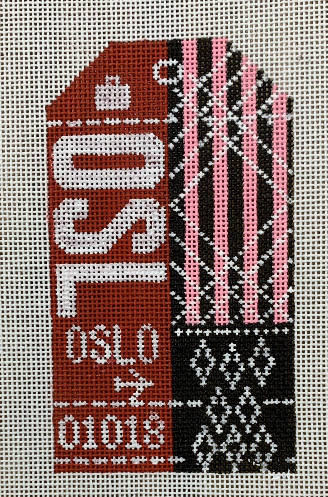 Vintage Luggage Tag - Oslo