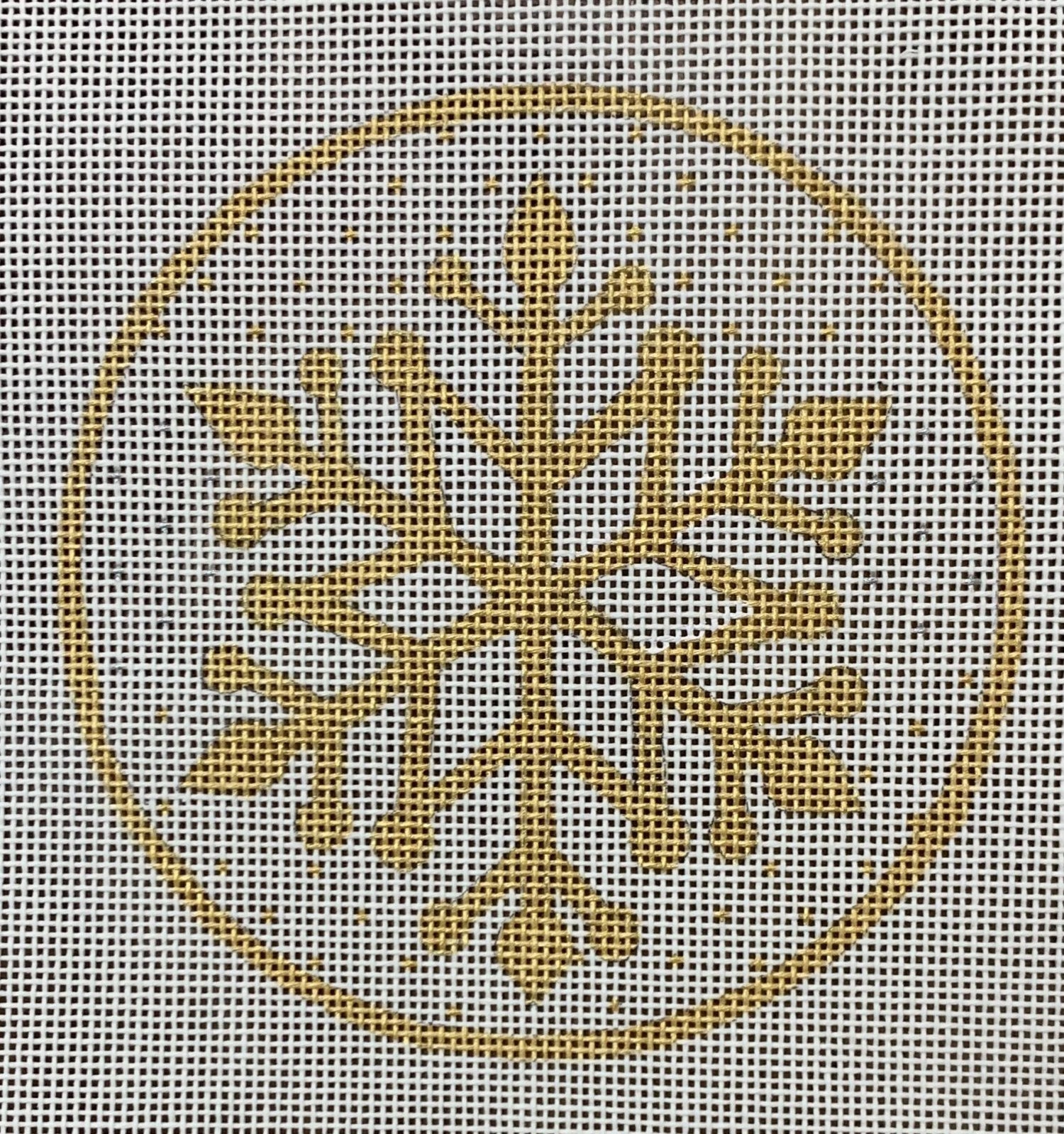 Gold Snowflake Ornament