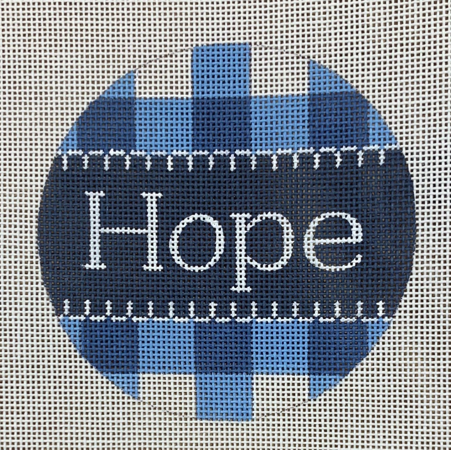 Hope Blue Gingham