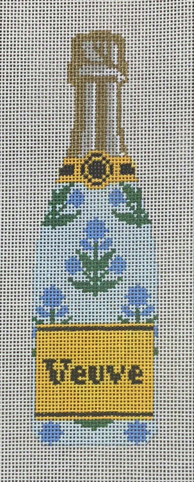 Veuve Bottle - Block Print