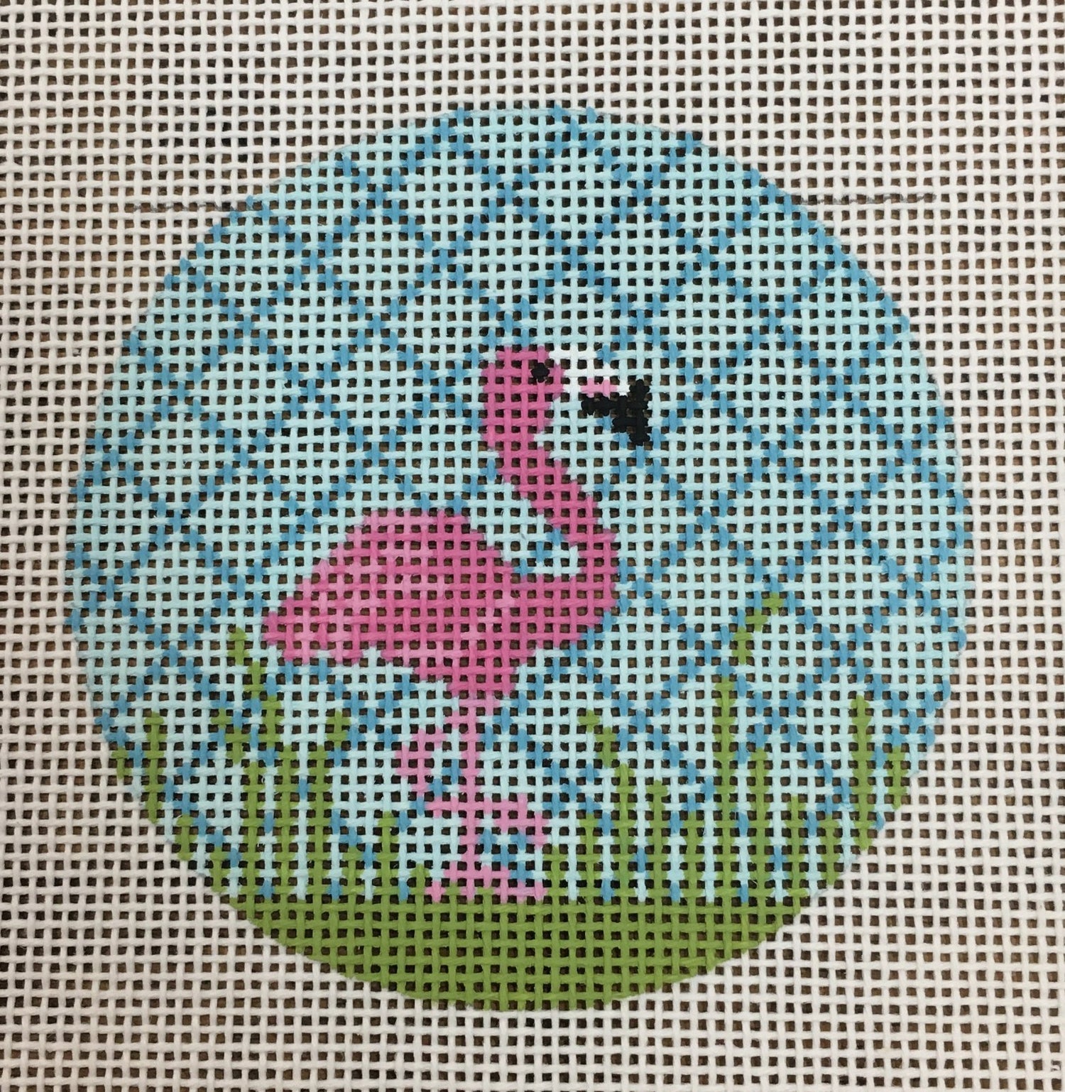 Pink Flamingo Round
