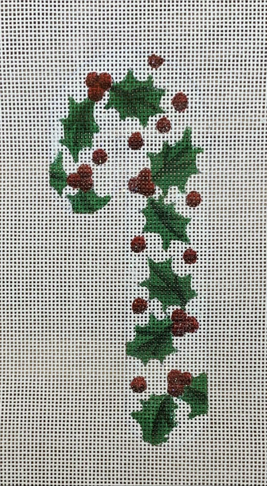 Holly Candy Cane