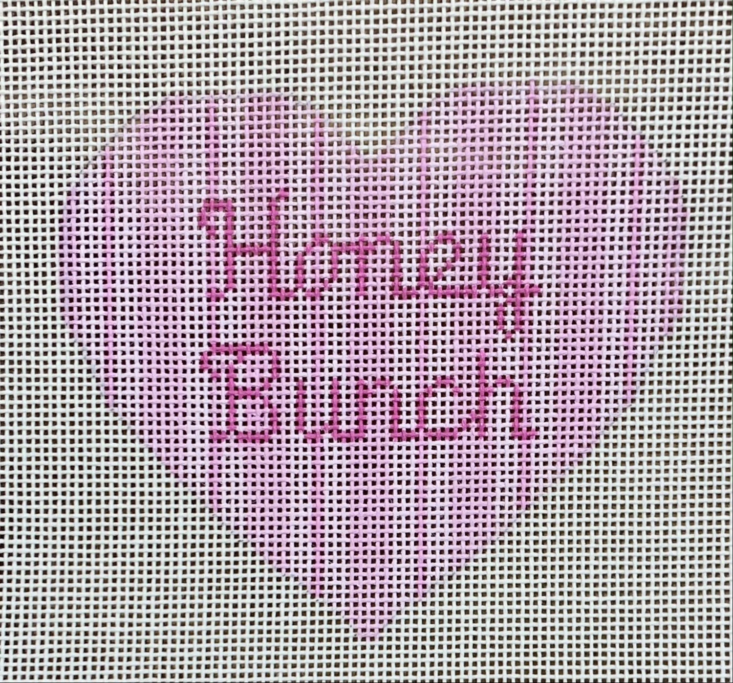 Heart Ornament - Honey Bunch