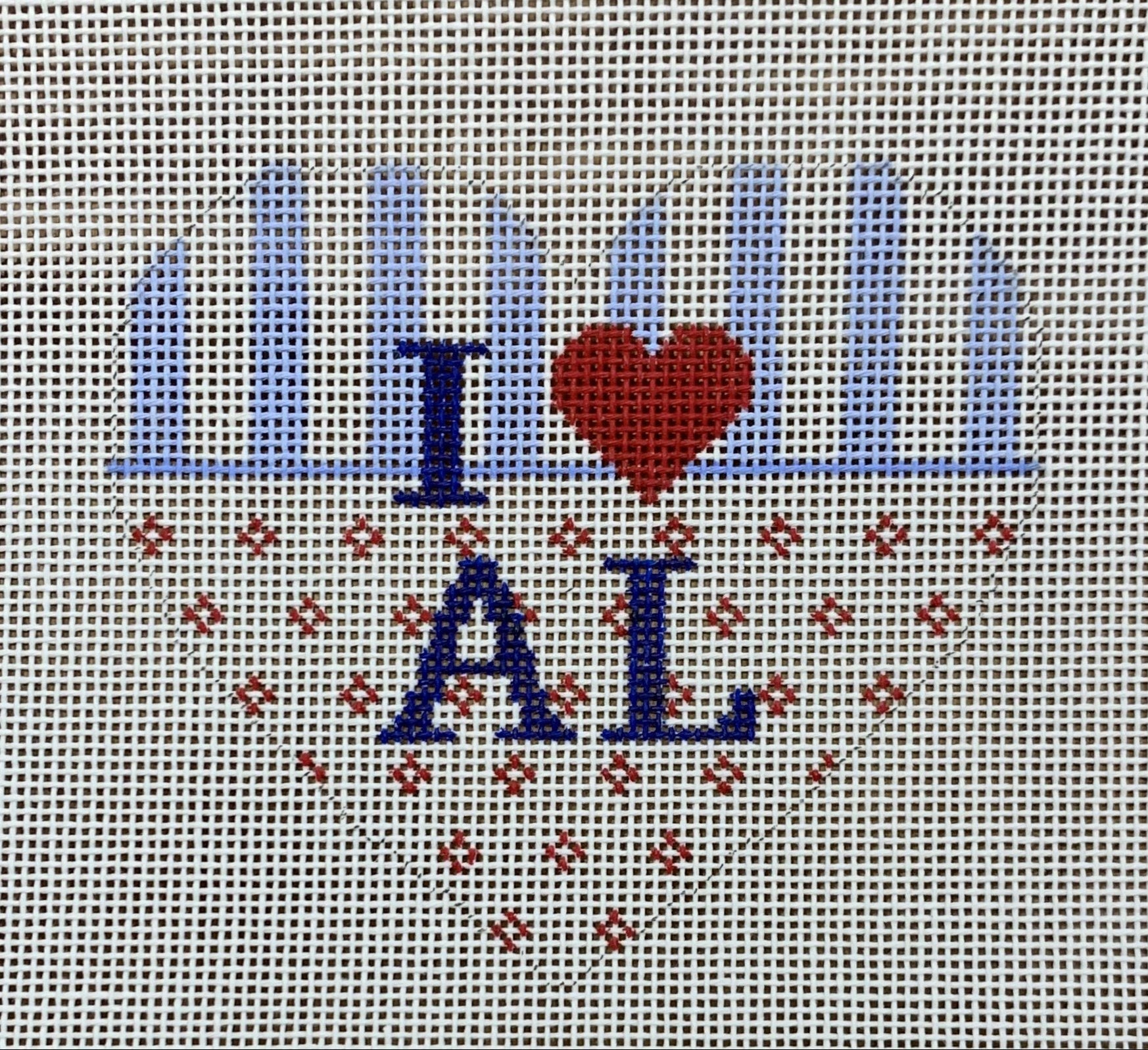 Heart Ornament - State Love AL