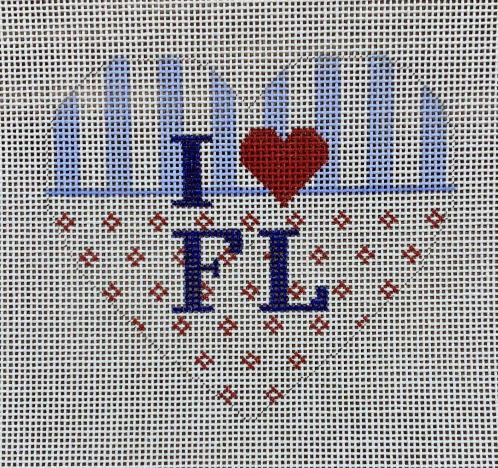 Heart Ornament - State Love FL