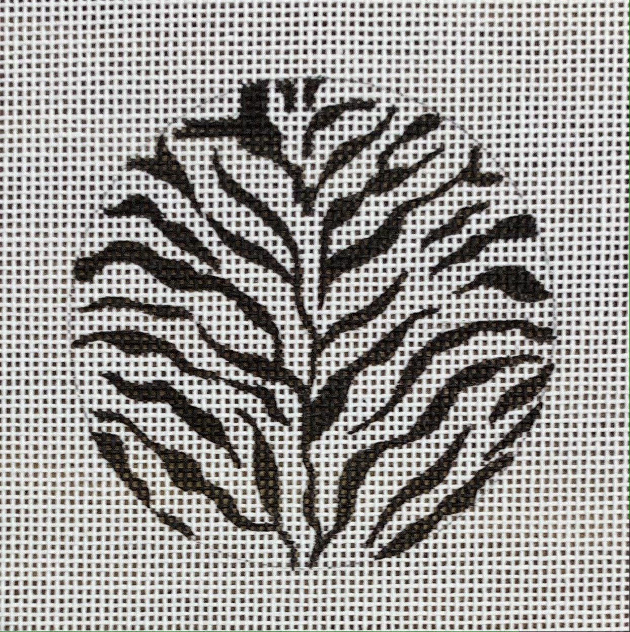 Bright Disk Letter - Black &amp; White Zebra Red Letter