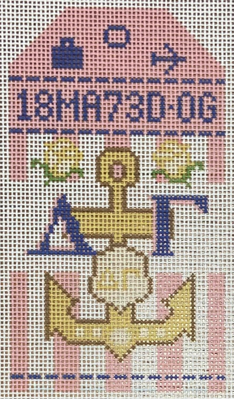 Delta Gamma Luggage Tag