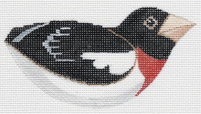 3D Clip-on Bird - Red Breasted Grosbeak