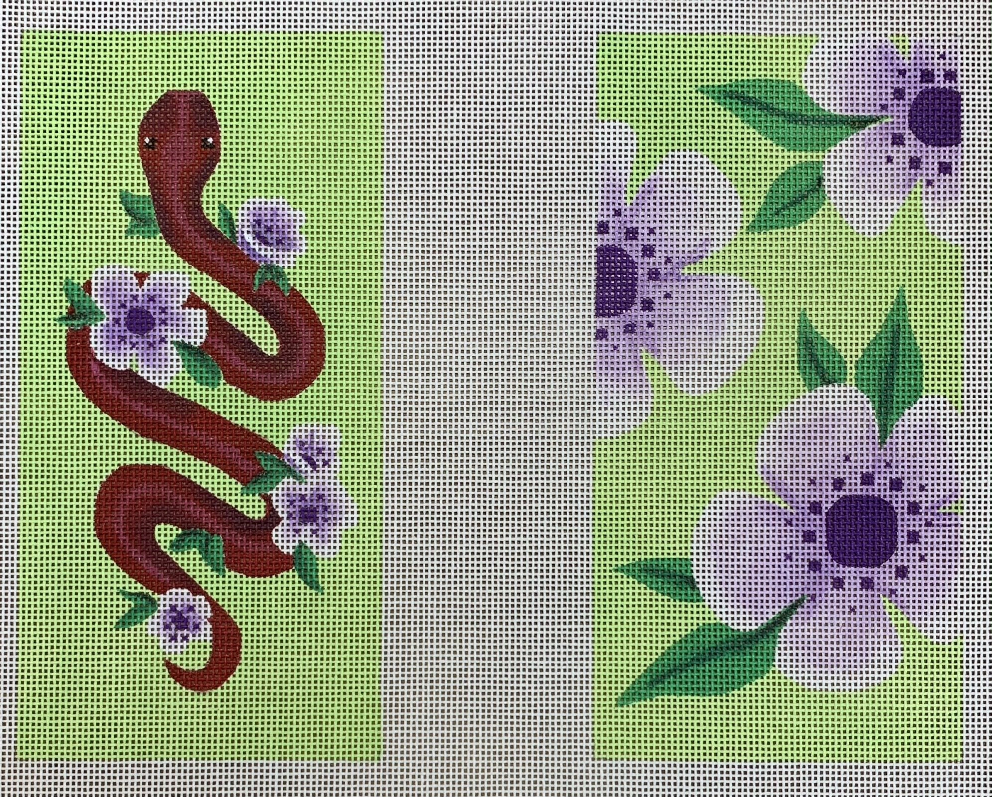 Floral Snake Eyeglass Case