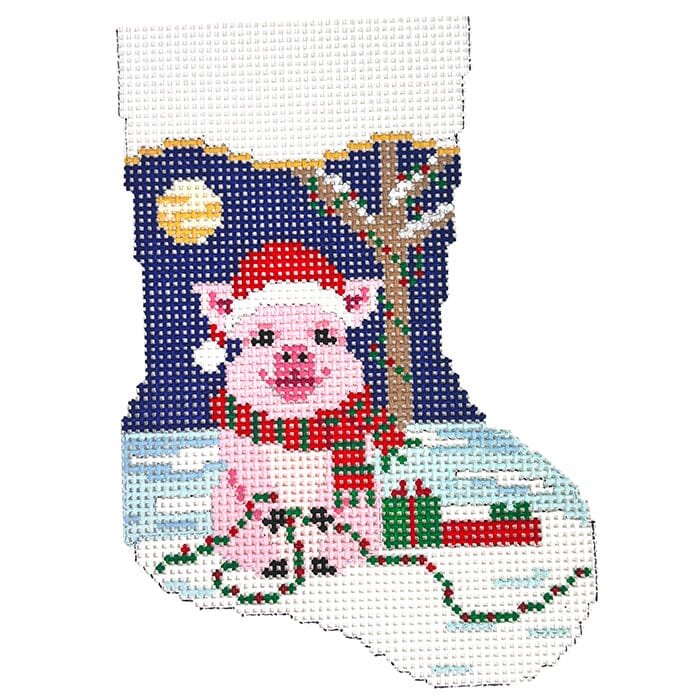 Pig in Lights Mini Stocking
