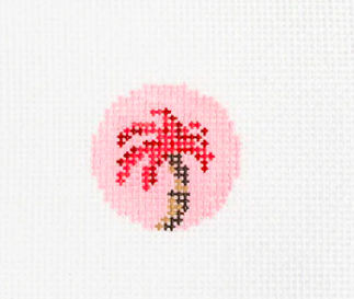 Mini Clip Insert - Pink Palm Tree
