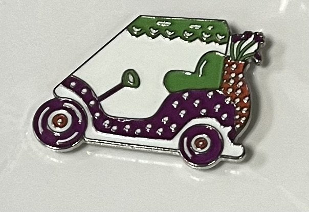 Lavender Golf Cart