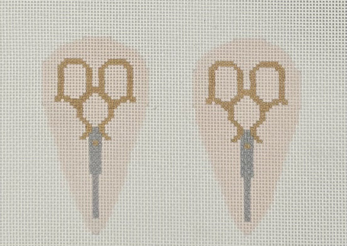 Pink and Gold Scissor Case