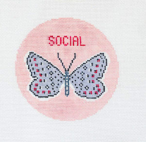Social Butterfly Canvas
