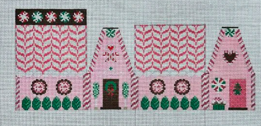 Peppermint House 3D Gingerbread House
