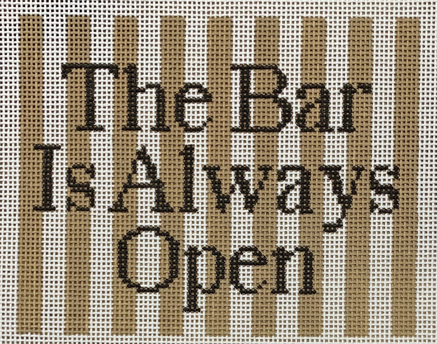The Bar is Always Open