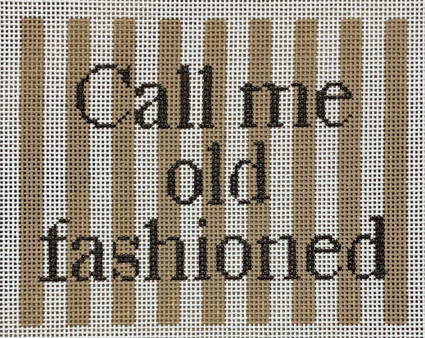 Call Me Old Fashioned