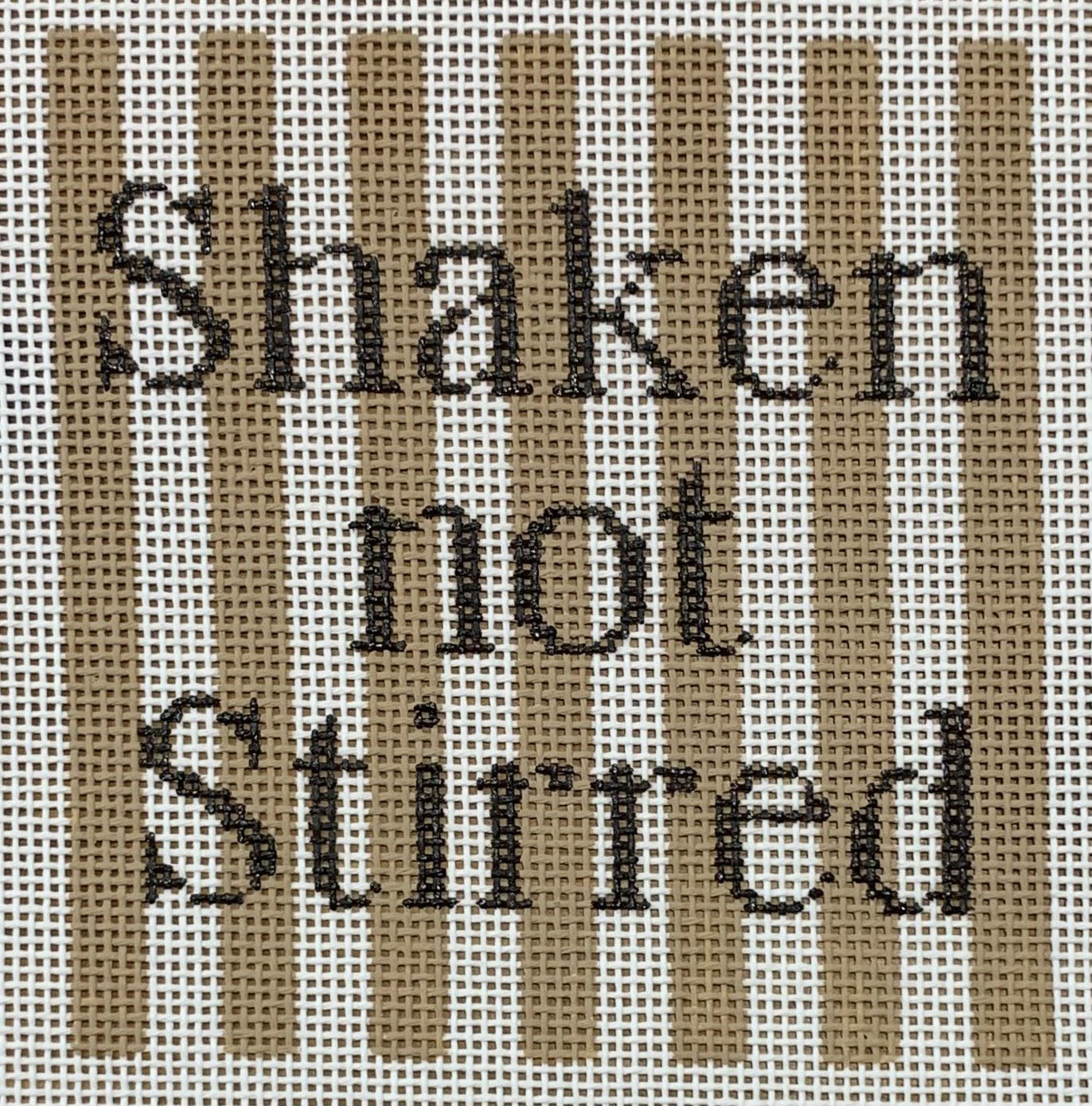 Shaken Not Stirred