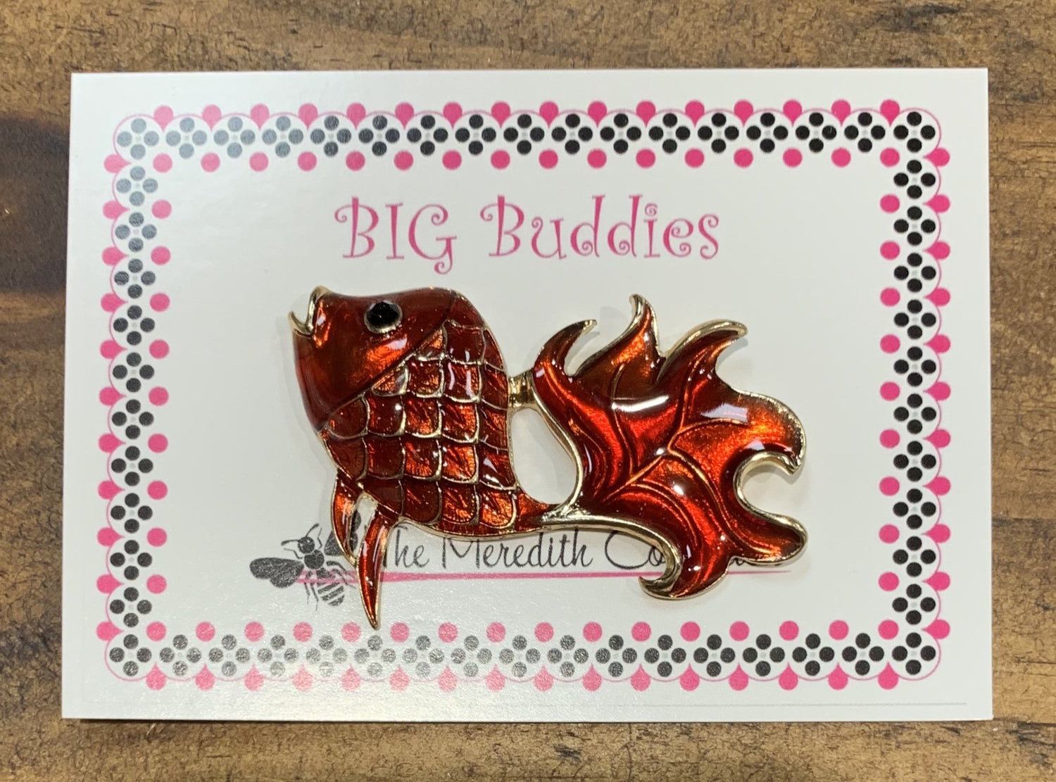 Red Fish Needle Minder