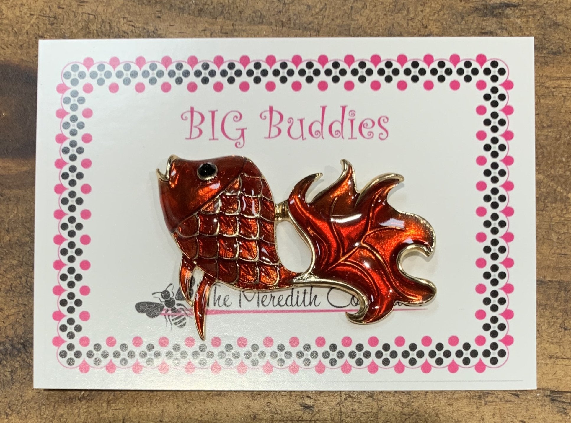 Red Fish Needle Minder